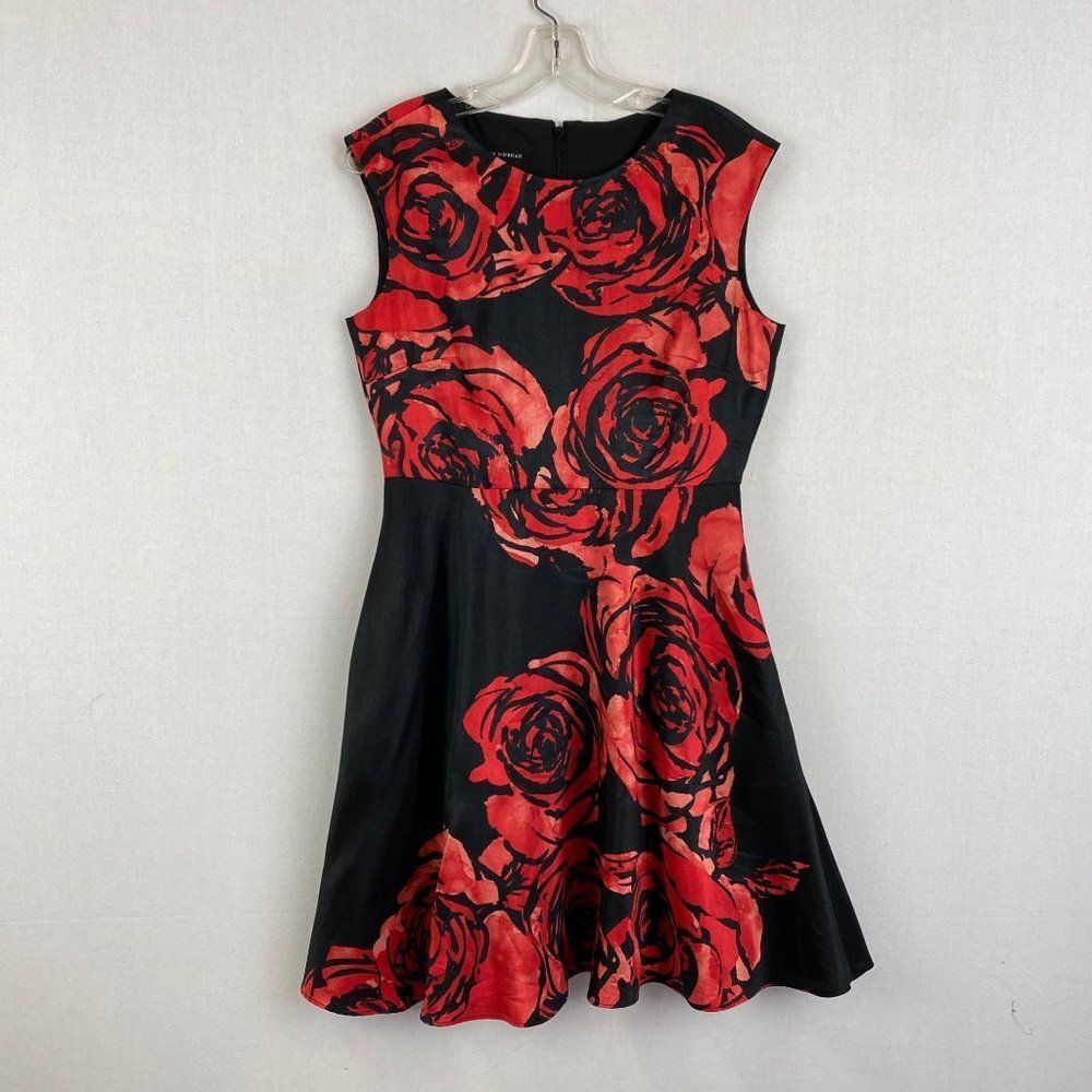 DONNA MORGAN Red Rose Dress